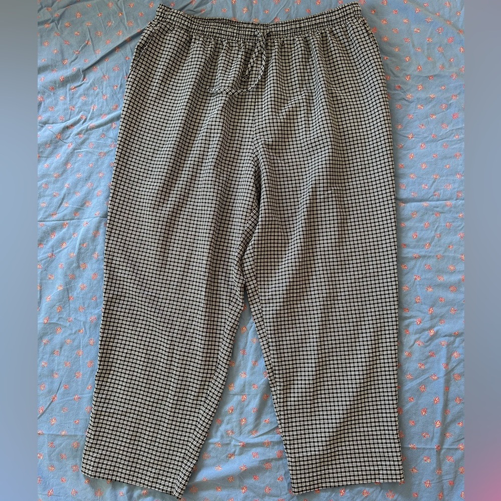 Vintage Gingham Plaid Pants - XXL